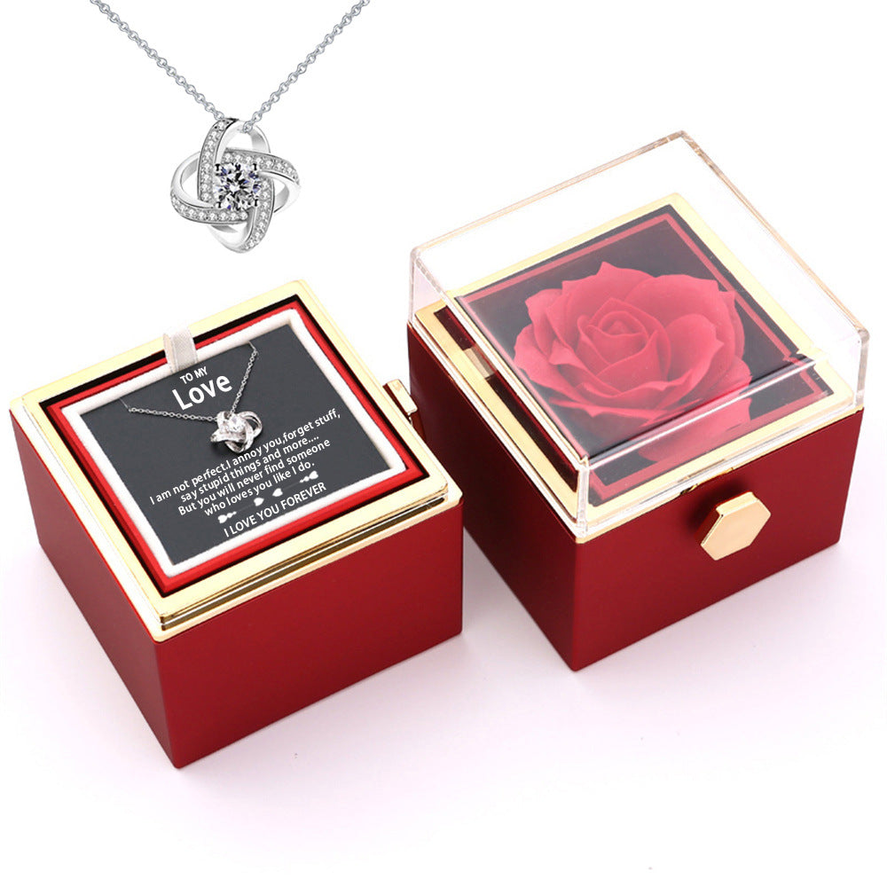 The Eternal Rose Necklace